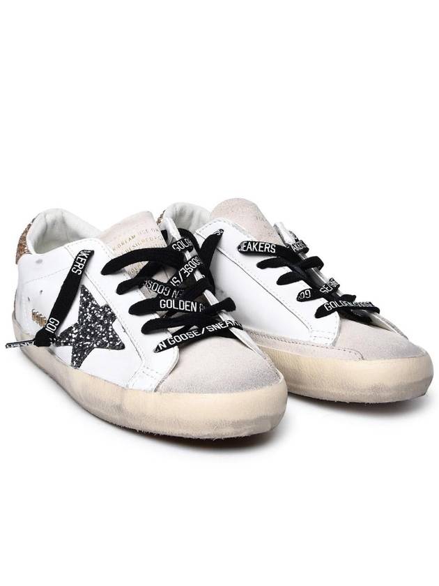 Super-Star Glittered Sneakers White - GOLDEN GOOSE - BALAAN 3