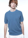 Men s LCRHK SK Linen Cable Round Half Knit Sky - CHANCE'S NOI - BALAAN 7