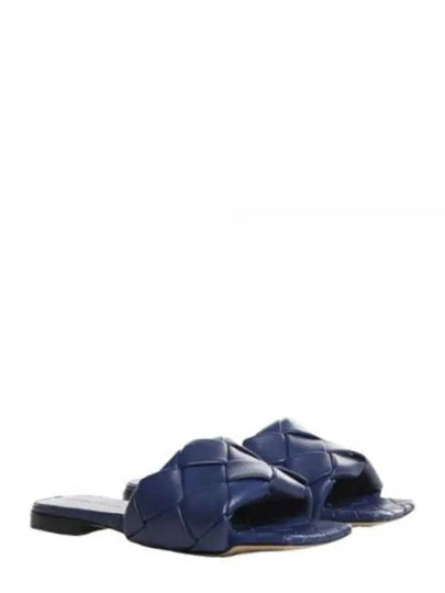 Women's Lido Leather Slippers Cruise - BOTTEGA VENETA - BALAAN 2