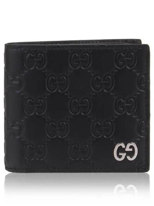 Men's GG Signature Half Wallet Black - GUCCI - BALAAN 2