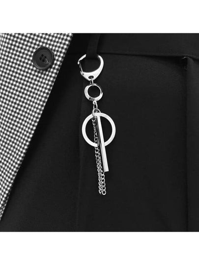 Surgical Steel Hook Pants Chain Key Holder Silver - BASSCLEF - BALAAN 2