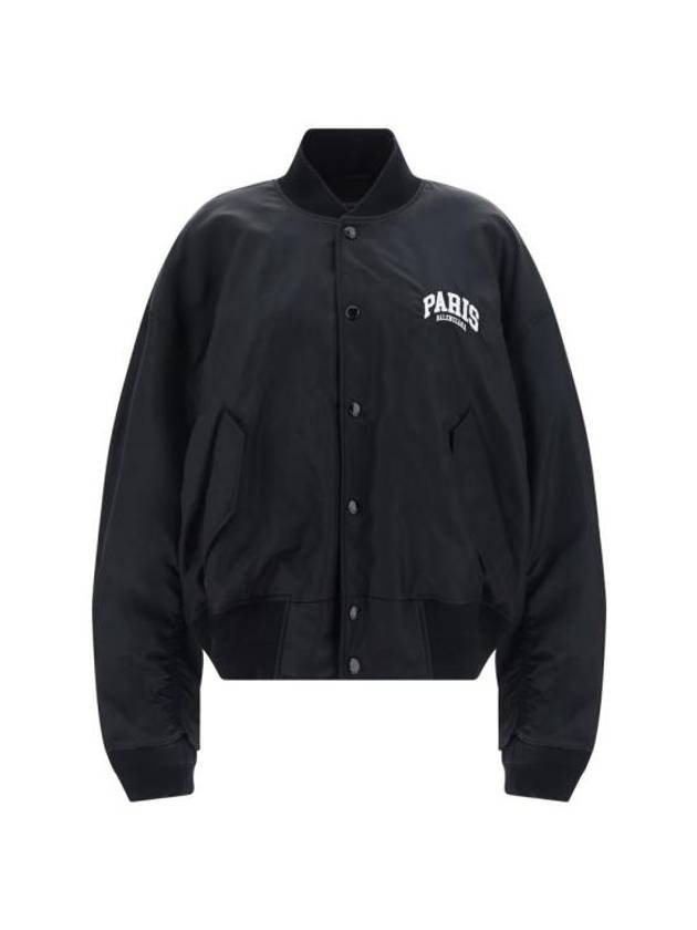 Paris Oversized Bomber Jacket Black - BALENCIAGA - BALAAN 2