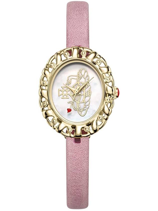 Women's Rococo Leather Watch Pink - VIVIENNE WESTWOOD - BALAAN 1