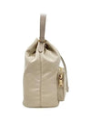 triangle logo duet re-nylon bucket bag desert beige - PRADA - BALAAN 6