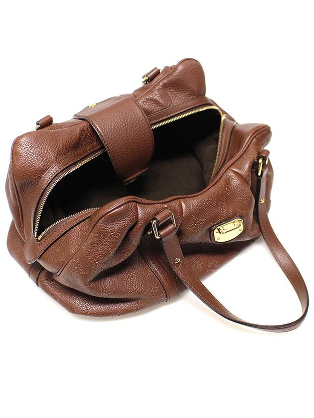 M97052 Brown Mahina Leather Luna PM Shoulder Bag - LOUIS VUITTON - BALAAN 6