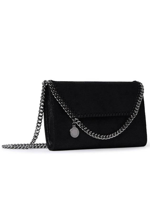 silver Falabella mini shoulder bag black - STELLA MCCARTNEY - BALAAN 3