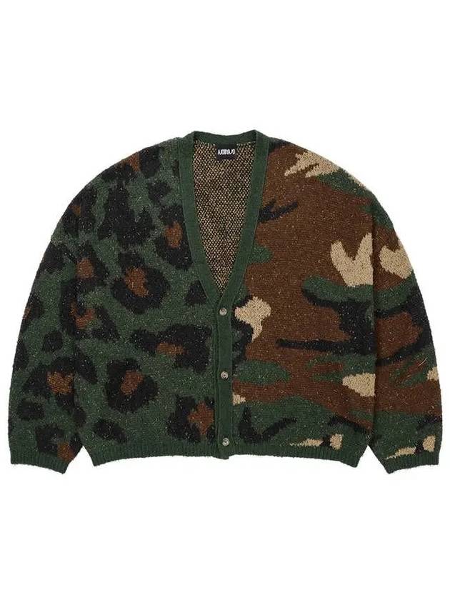 Camouflage Leopard Cardigan KHAKI - AJOBYAJO - BALAAN 1