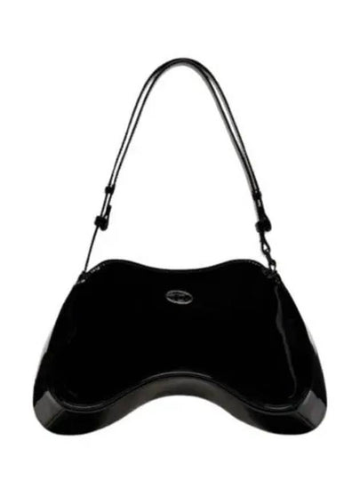 Play Logo Decorated Shoulder Bag Black - DIESEL - BALAAN 2