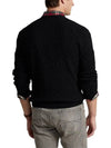 Embroid Logo Cable Knit Top Black - POLO RALPH LAUREN - BALAAN 4