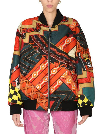 Patchwork Bomber Jacket 1310495528000 B0040193577 - ETRO - BALAAN 2