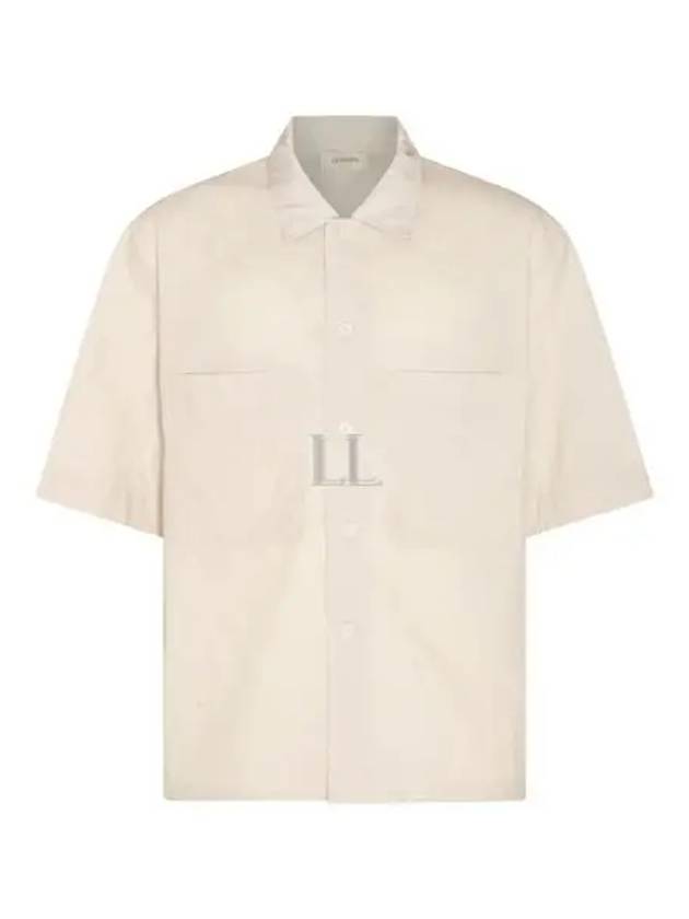 Pyjamas Short Sleeve Shirt Cream - LEMAIRE - BALAAN 2