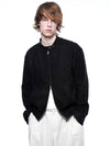 Men s HLBVJ BK Herrington Linen Biker Varsity Jacket Black - CHANCE'S NOI - BALAAN 8