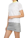 Golf wear women s short sleeve knit MLW 3A AB04 WHITE - MARK & LONA - BALAAN 6