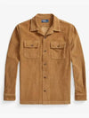 Corduroy Cotton Shirt Camel - POLO RALPH LAUREN - BALAAN 2