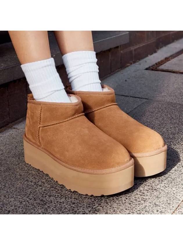 Classic Ultra Mini Platform Winter Boots Chestnut - UGG - BALAAN 6