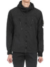 Skin Touch Nylon TC Hooded Jacket Black - STONE ISLAND - BALAAN 3