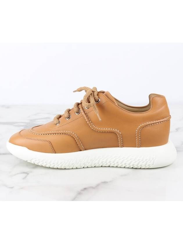 TURN camel leather sneakers 38 250 - HERMES - BALAAN 6