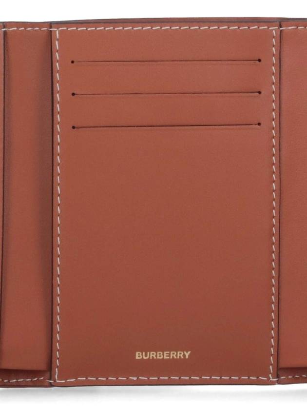 Check Half Wallet Beige - BURBERRY - BALAAN 5