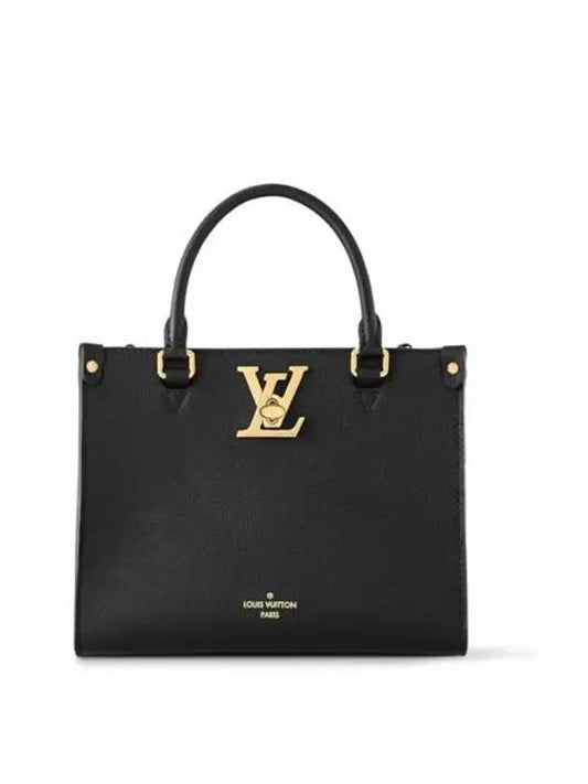 Lock Go Leather Tote Bag Black - LOUIS VUITTON - BALAAN 2