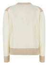 Baby Fox Patch Color Block Cardigan Pink - MAISON KITSUNE - BALAAN 3