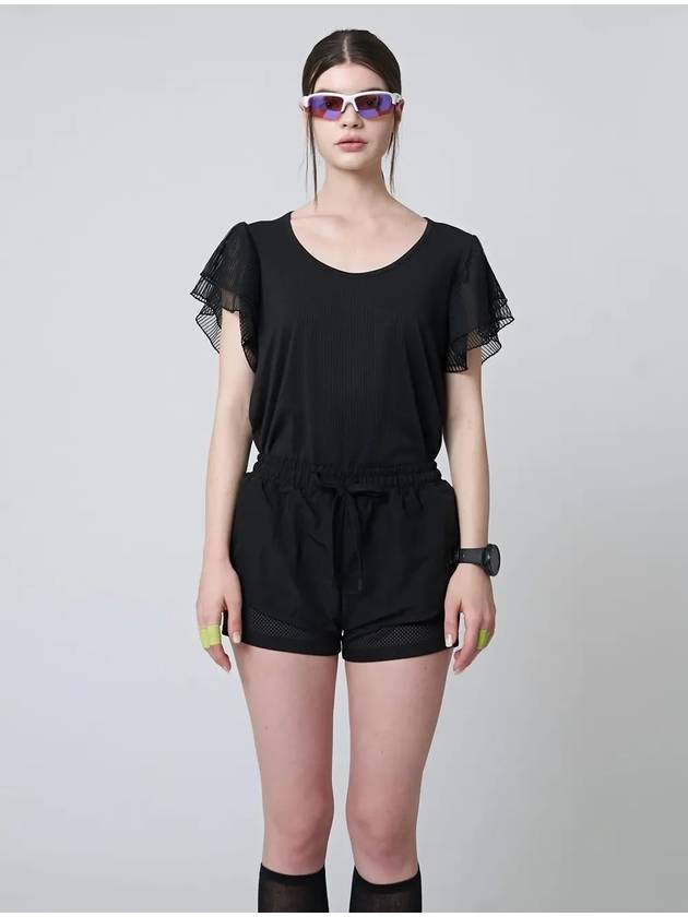 AW41TH02 See-through sleeve top_black - ATHPLATFORM - BALAAN 1