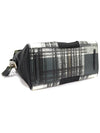 1BA005 Tartan Check Saffiano Black Tesuto Top Handle Tote Bag - PRADA - BALAAN 5