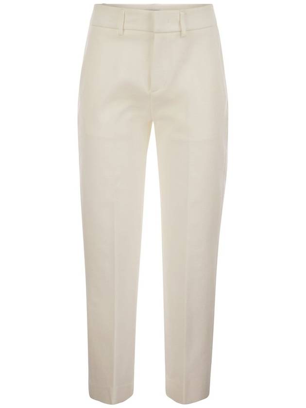 Loose cropped jersey trousers - MELI - DONDUP - BALAAN 1