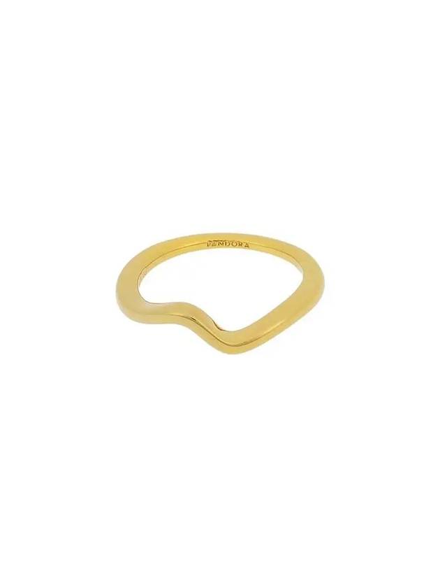 Polished Wave Ring Gold - PANDORA - BALAAN 2