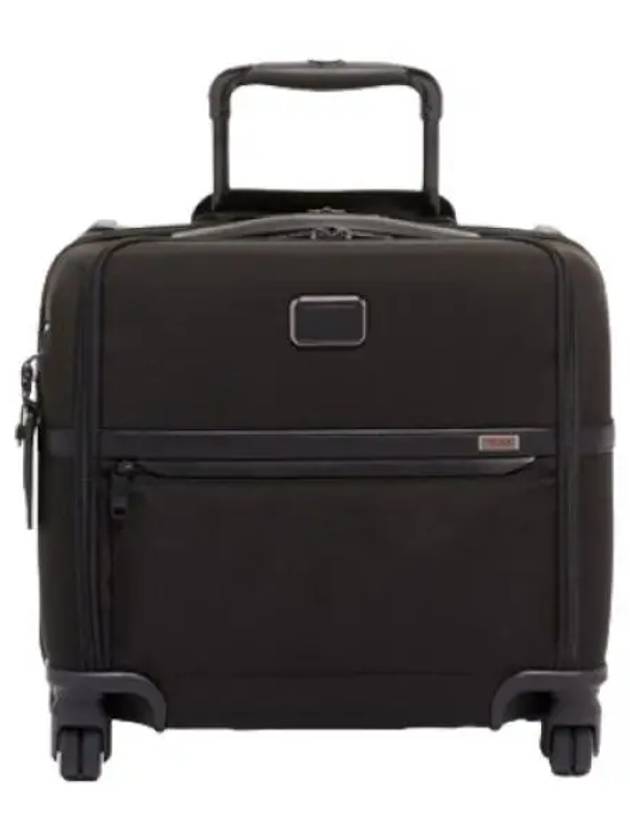 Alpha Compact Wheeled Brief Carrier Black Travel Bag - TUMI - BALAAN 1