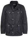 Duke Wax Button Jacket Sage Green - BARBOUR - BALAAN 2