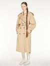 Zabora Water Repellent Trench Coat Beige - MAX MARA - BALAAN 3