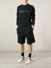 Casey Slogan Sweatshirt Black - ACNE STUDIOS - BALAAN 3