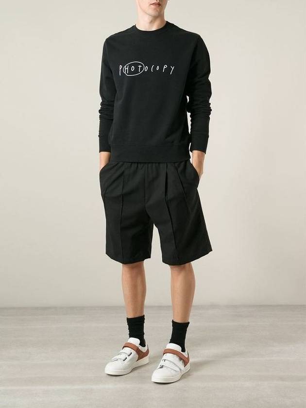 Casey Slogan Sweatshirt Black - ACNE STUDIOS - BALAAN 3