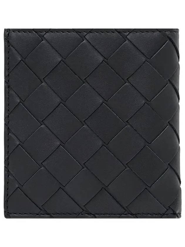 Intrecciato Slim Half Wallet Black - BOTTEGA VENETA - BALAAN 9