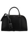 Rock Baby Leather Duffel Bag Black - SAINT LAURENT - BALAAN 2