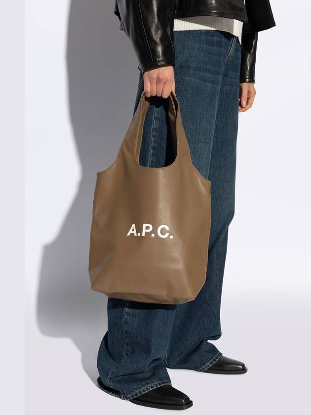 Ninon small tote bag shoulder light khaki - A.P.C. - BALAAN 7