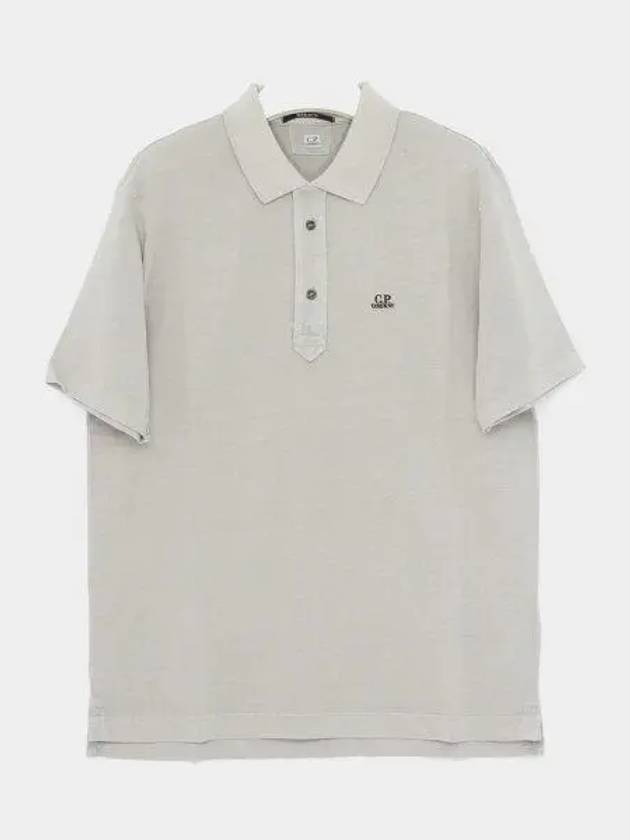 CP Company Embroidered Logo Classic Collar Short Sleeve Men s PK T Shirt 16CMPL 1051039 - CP COMPANY - BALAAN 1