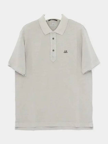 CP Company Embroidered Logo Classic Collar Short Sleeve Men s PK T Shirt 16CMPL 1051039 - CP COMPANY - BALAAN 1