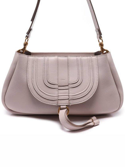 Marcie Leather Shoulder Bag Grey - CHLOE - BALAAN 2