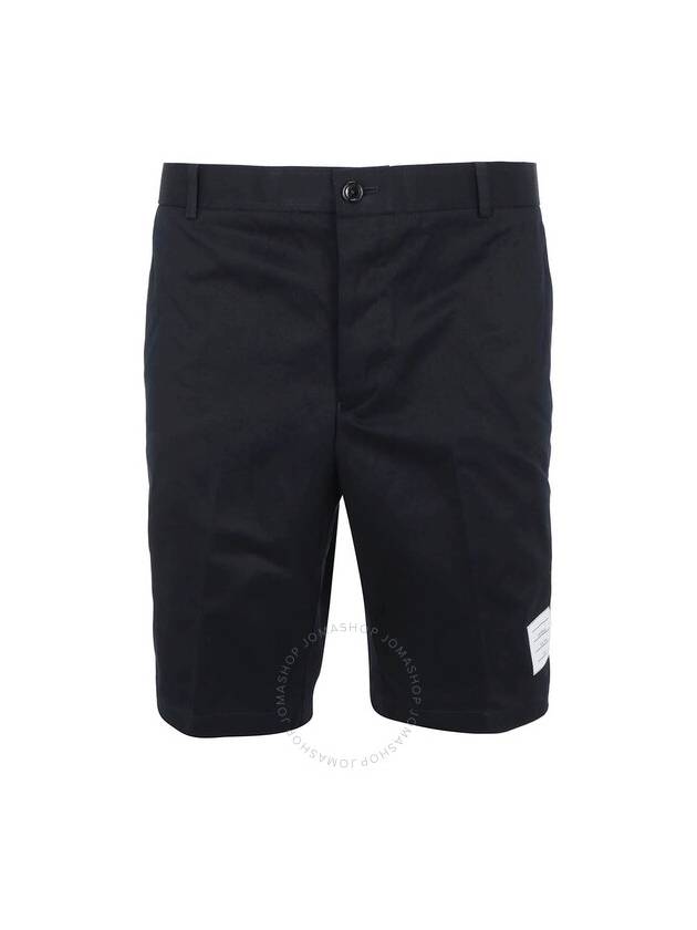 Unconstructed Chino Cotton Twill Shorts Navy - THOM BROWNE - BALAAN 2