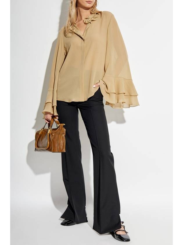 Chloé Silk Shirt, Women's, Beige - CHLOE - BALAAN 2