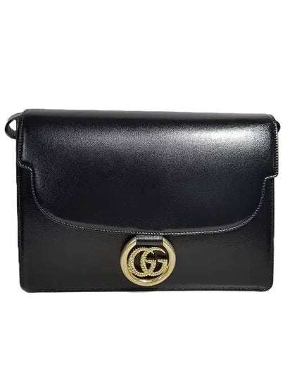 GG Ring Medium Shoulder Bag Black - GUCCI - BALAAN 2