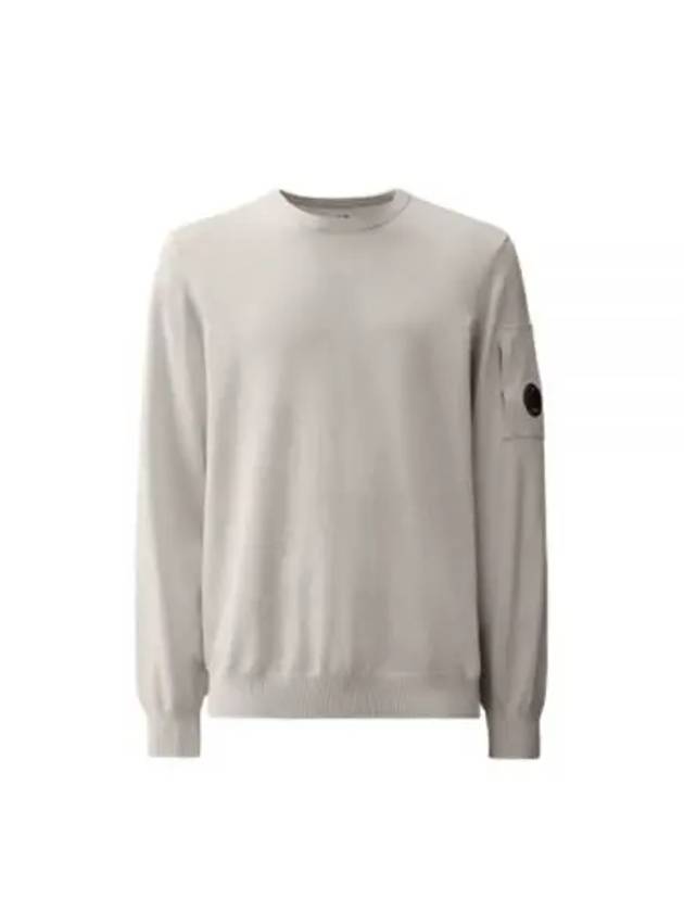 Cotton Crepe Knit Top Grey - CP COMPANY - BALAAN 2