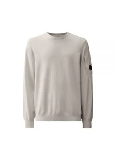 Cotton Crepe Knit Top Grey - CP COMPANY - BALAAN 2