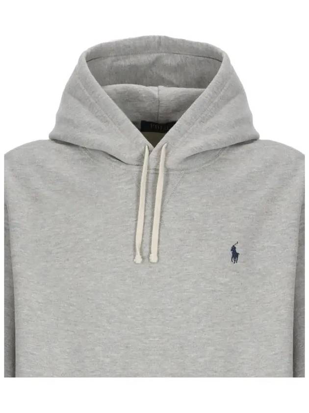 Embroidered Logo Pony Hoodie Grey - POLO RALPH LAUREN - BALAAN 5