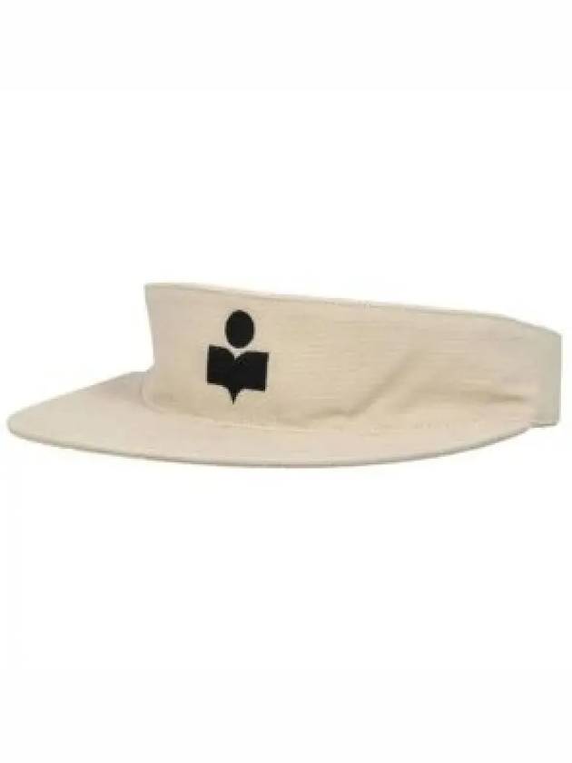 Embroidered Logo Visor Cap Ivory - ISABEL MARANT - BALAAN 2