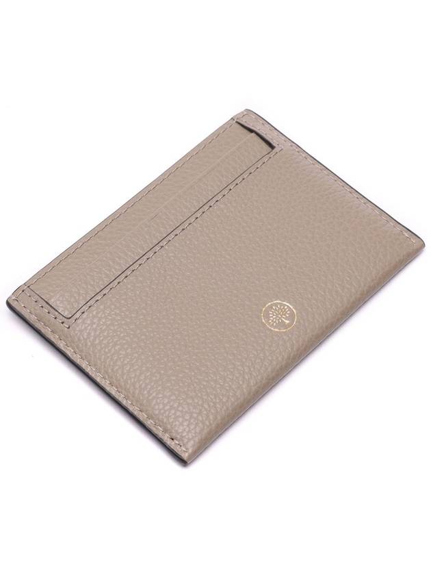 Continental Classic Small Grain Leather Card Wallet Solid Grey - MULBERRY - BALAAN 6