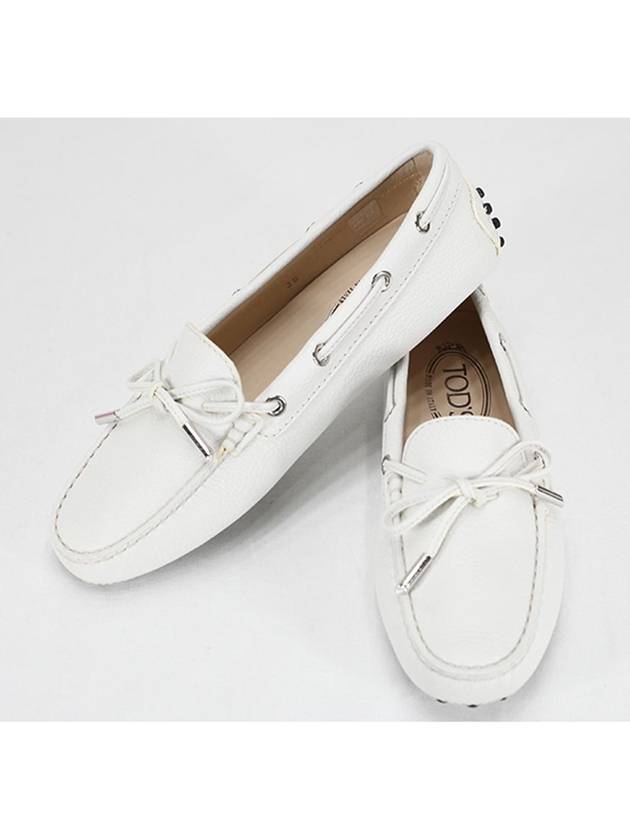 Women's Gommino Driving Shoes White - TOD'S - BALAAN 3