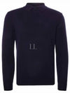 Men's Jerry Wool Long Sleeve Polo Shirt Navy - A.P.C. - BALAAN 2