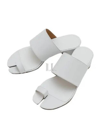 Women's Tabi Bold Strap Hanna Mule White - MAISON MARGIELA - BALAAN 2